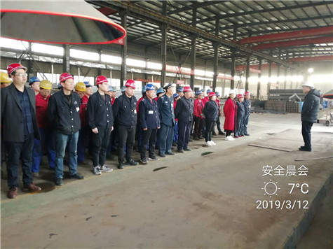 ?安全晨會(huì)，偉志模板每天都在進(jìn)行