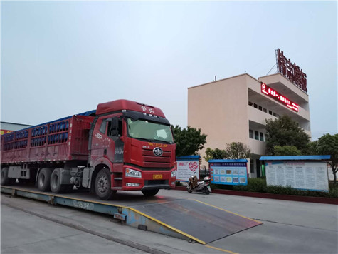 圓柱鋼模板發(fā)往陽新一標(biāo)工地